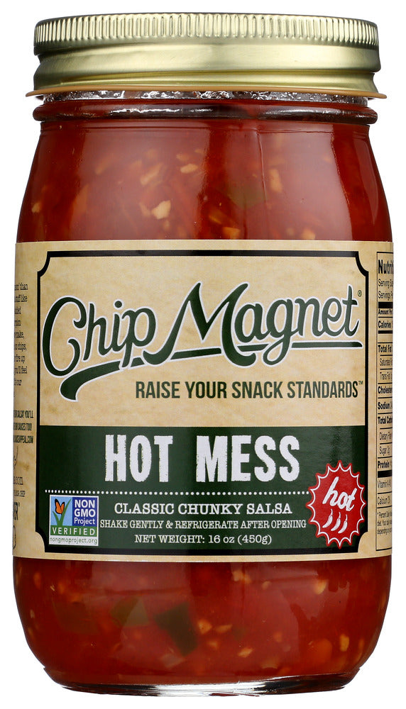 Chip Magnet: Salsa Hot Mess, 16 Oz