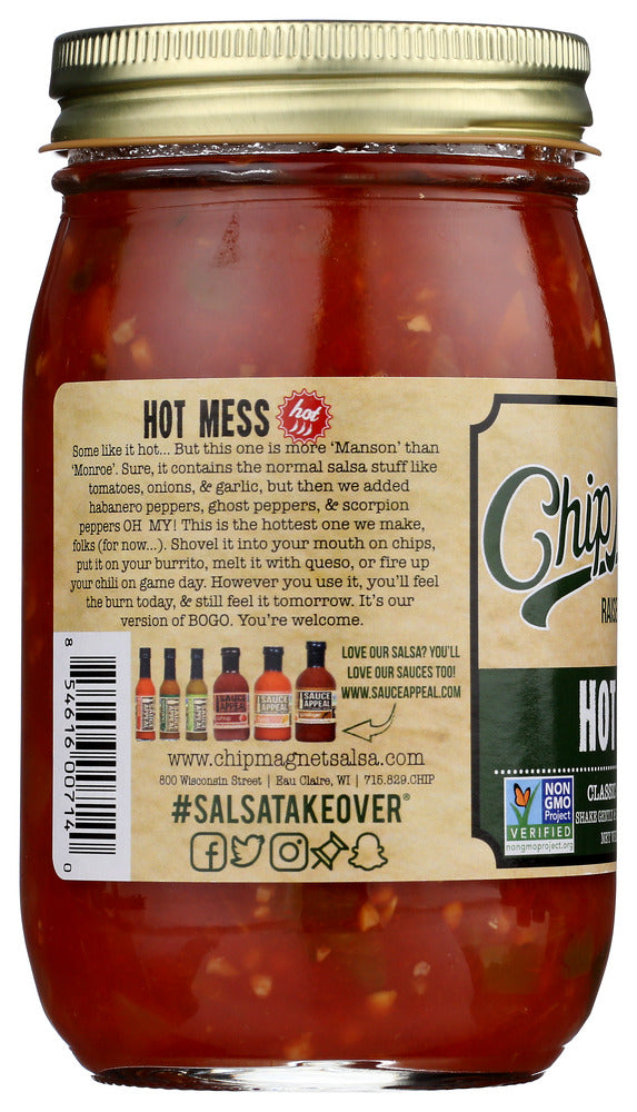 Chip Magnet: Salsa Hot Mess, 16 Oz