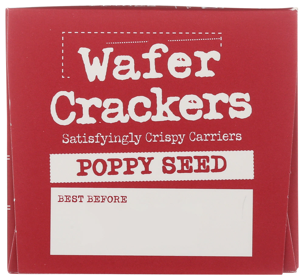 Olinas Bakehouse: Wafer Crackers Poppy Seed, 3.5 Oz