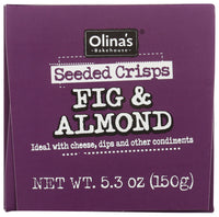 Olinas Bakehouse: Fig & Almond Seeded Crisps, 5.3 Oz