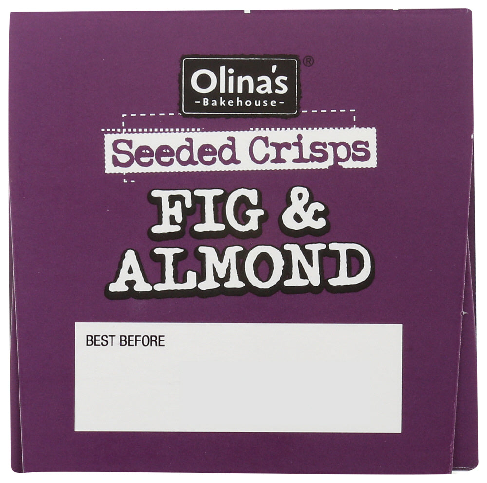 Olinas Bakehouse: Fig & Almond Seeded Crisps, 5.3 Oz