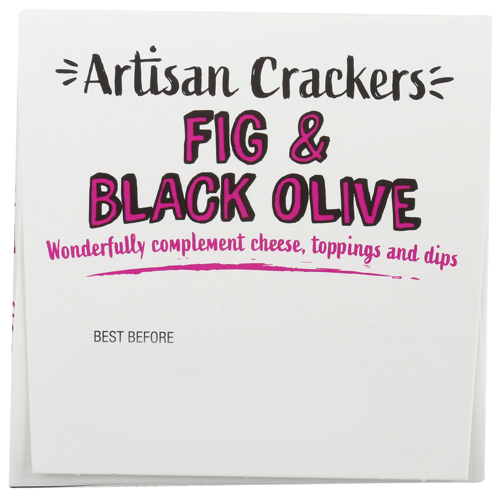 Olinas Bakehouse: Fig & Black Olive Artisan Crackers, 3.5 Oz