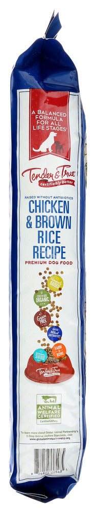 Tender And True: Kibble Dog Chkn Brwn Rice, 11 Lb