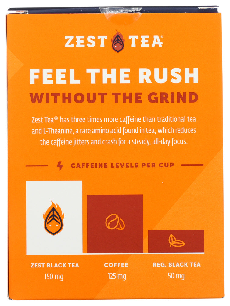 Zest Tea: Tea Chai Black Spcy Masal, 15 Bx