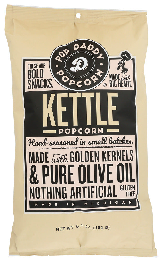 Pop Daddy Popcorn & Pretz: Premium Kettle Corn Flavored Popcorn , 6.4 Oz