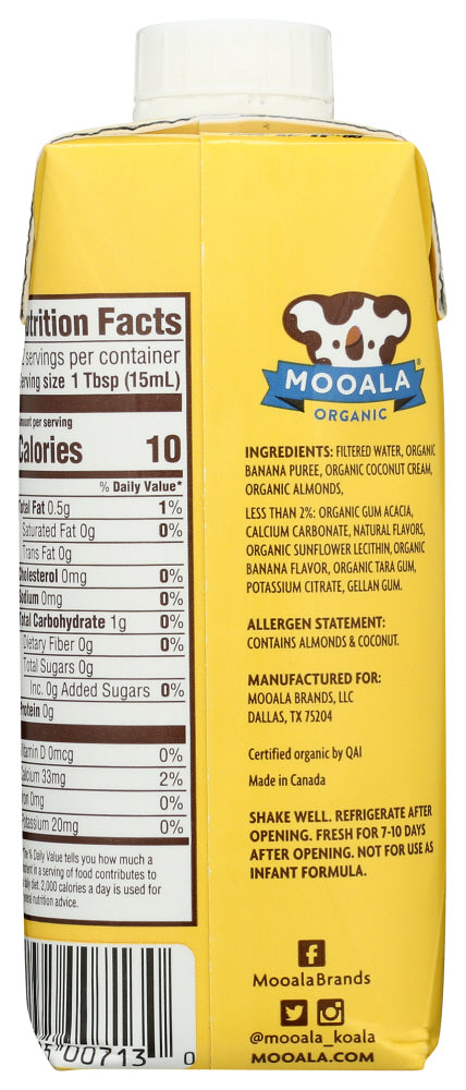 Mooala: Creamer Banana Nut Org, 11 Fo