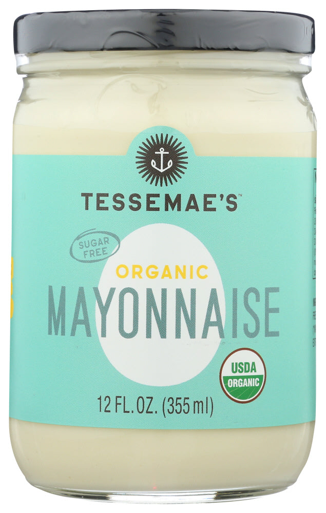 Tessemaes: Mayonnaise Org, 12 Oz