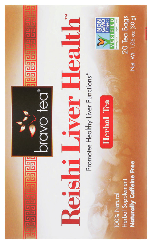 Bravo Teas: Tea Reishi Liver Health, 20 Bg