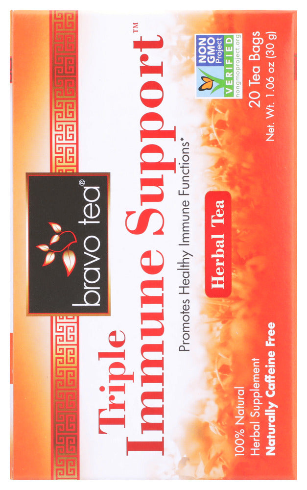 Bravo Teas: Tea Triple Immunity Suppo, 20 Bg