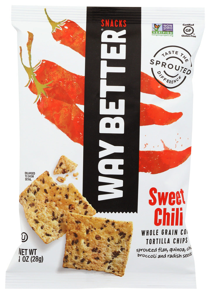 Way Better Snacks: Chip So Swt Chili, 1 Oz