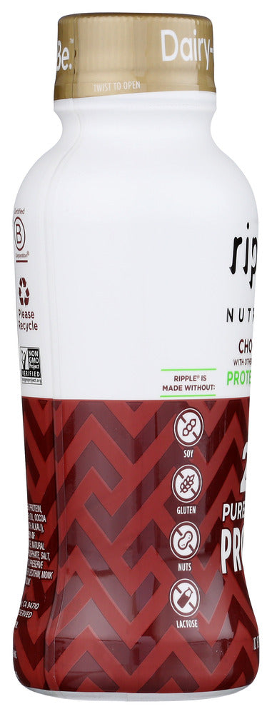 Ripple: Chocolate Protein Shake, 12 Fo