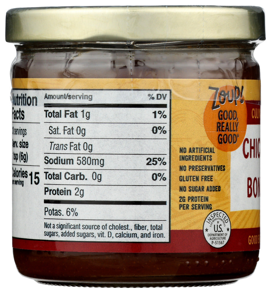 Zoup Good Really: Bone Broth Cncrnte Chick, 8 Oz