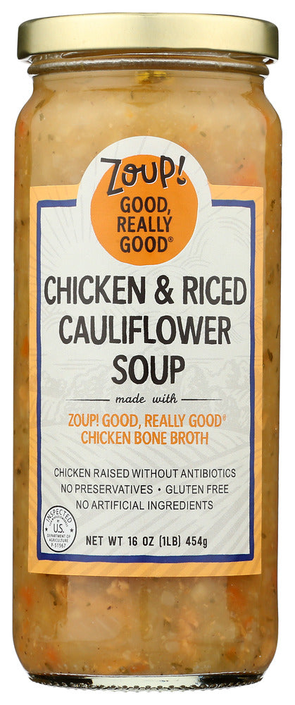 Zoup Good Really: Soup Chicken Cauliflower, 16 Oz