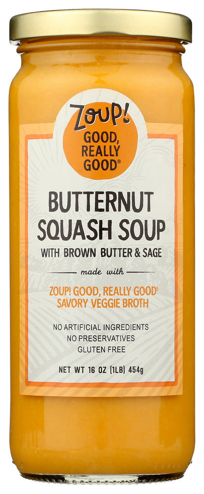 Zoup Good Really: Soup Butternut Squash, 16 Oz