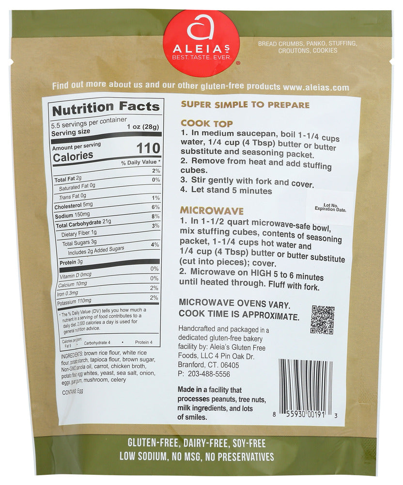 Aleias: Sutffing Poultry Seasoned, 5.5 Oz