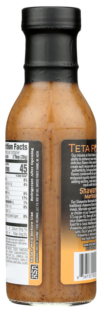 Teta Foods: Drssng Shawarma Marinade, 12 Fo