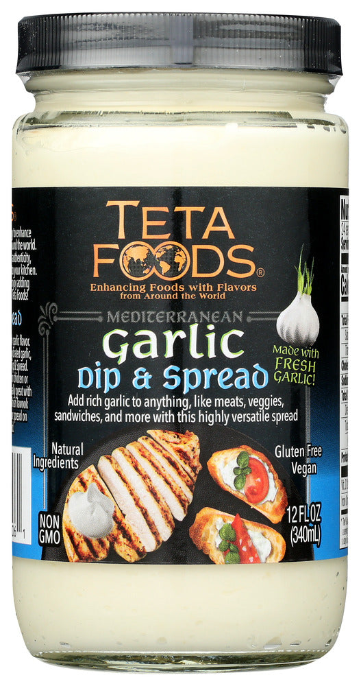 Teta Foods: Garlic & Dip Spread, 12 Oz