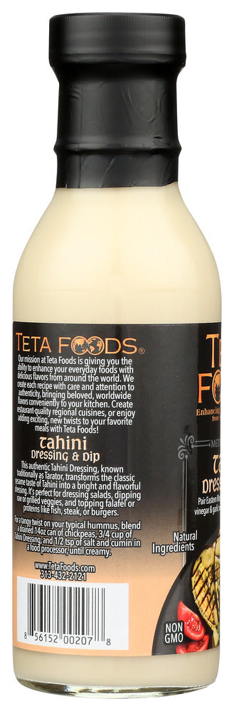 Teta Foods: Dressing And Dip Tahini, 12 Fo