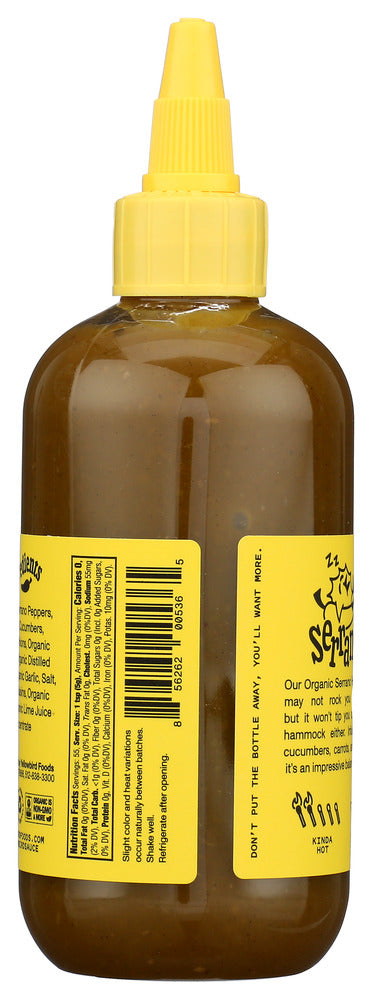 Yellowbird Sauce: Condiment Serrano, 9.8 Oz