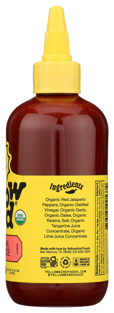 Yellowbird Sauce: Condiment Sriracha, 9.8 Oz