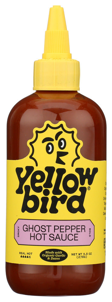 Yellowbird Sauce: Condiment Ghost Pepper, 9.8 Oz