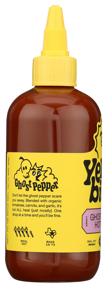 Yellowbird Sauce: Condiment Ghost Pepper, 9.8 Oz