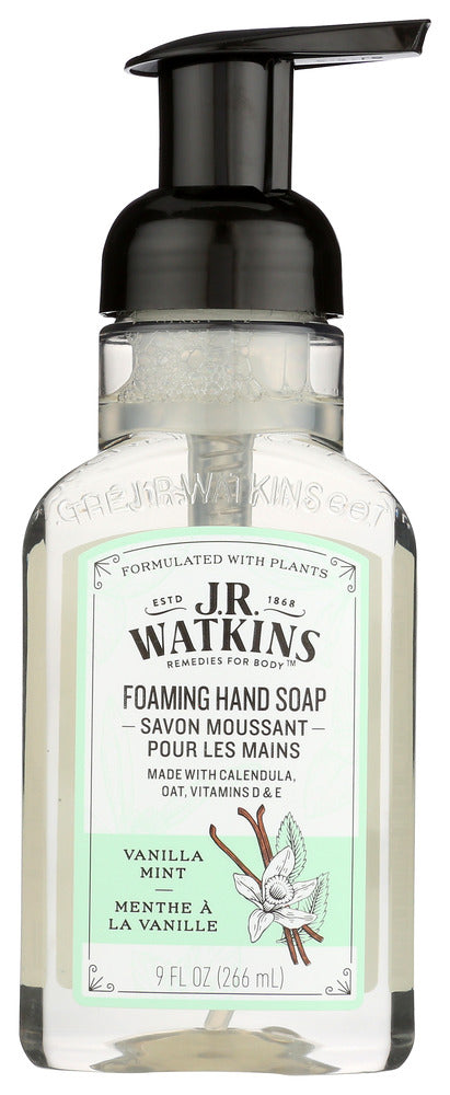 Jr Watkins: Vanilla Mint Foaming Hand Soap, 9 Fo