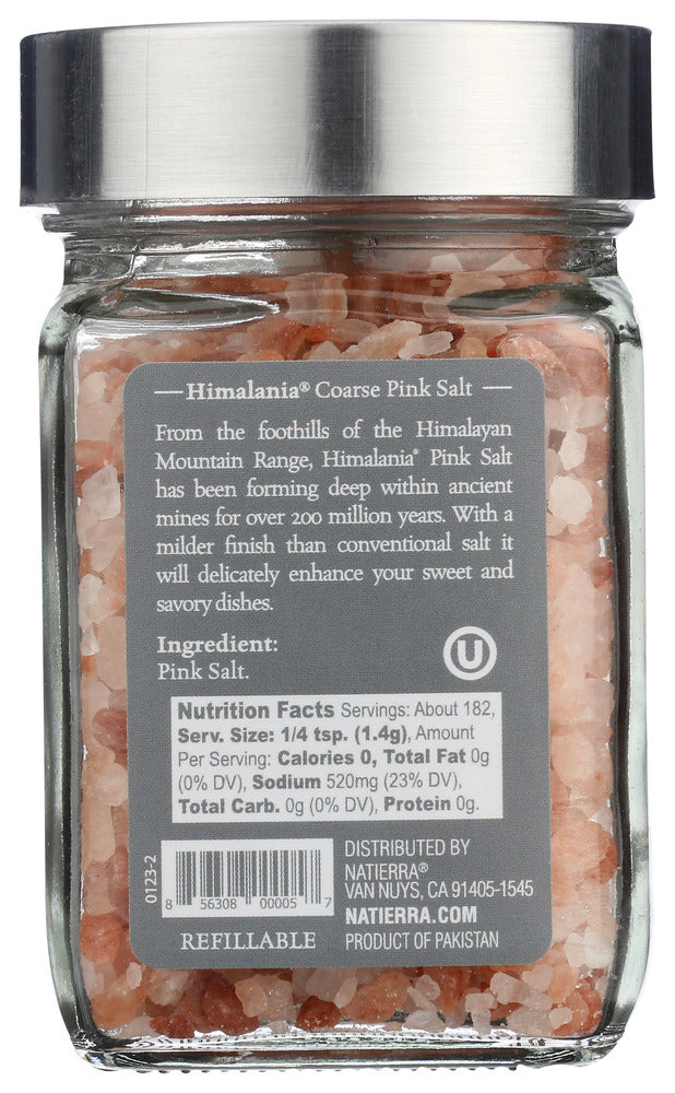 Natierra: Himalania Coarse Pink Salt, 9 Oz