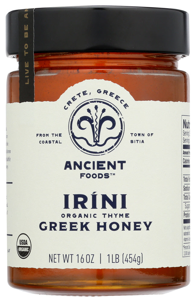 Ancient Foods: Honey Greek Irini Thyme, 16 Oz