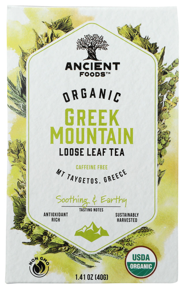 Ancient Foods: Organic Greek Mountain Tea, 40 Gm