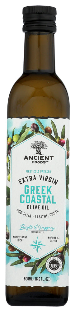 Ancient Foods: Oil Olive Xtra Vrgn Coast, 500 Ml