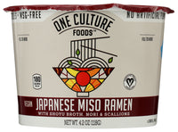 One Culture Foods: Japanese Miso Ramen, 4.2 Oz