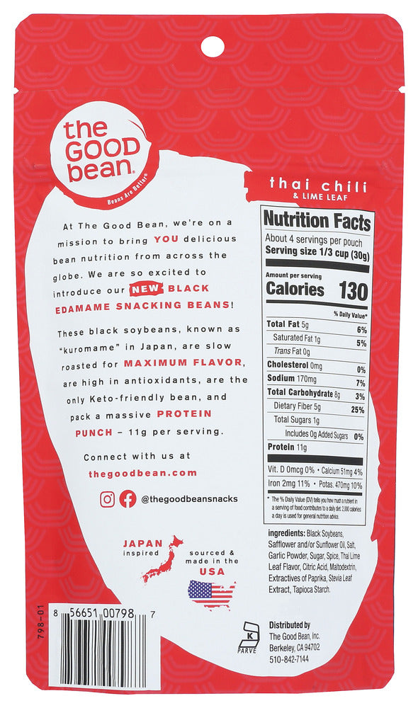 The Good Bean: Beans Snack Sichuan Chili, 4 Oz