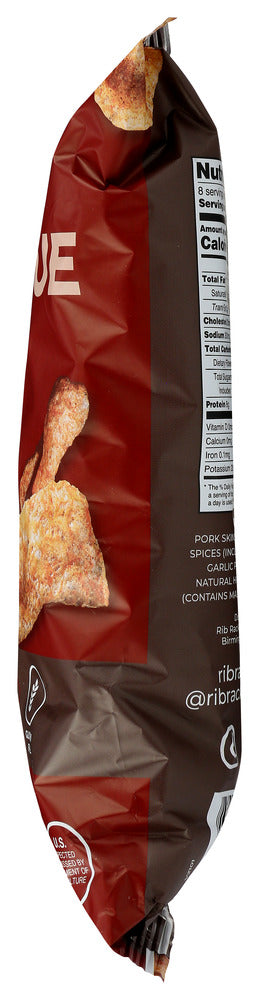 Rib Rack: Barbecue Pork Rinds, 4 Oz