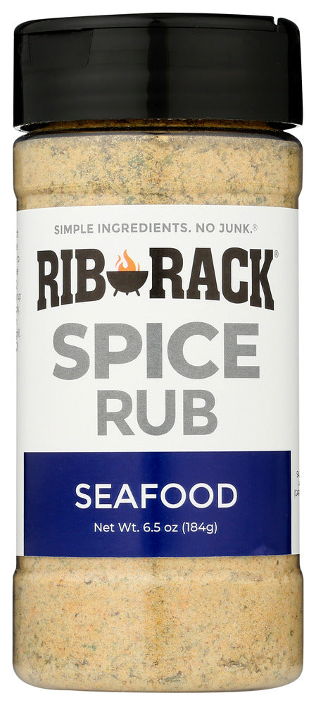 Rib Rack: Rub Seafood Spice, 6.5 Oz