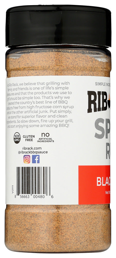 Rib Rack: Spice Rub Rib Rck Blcknd, 6 Oz