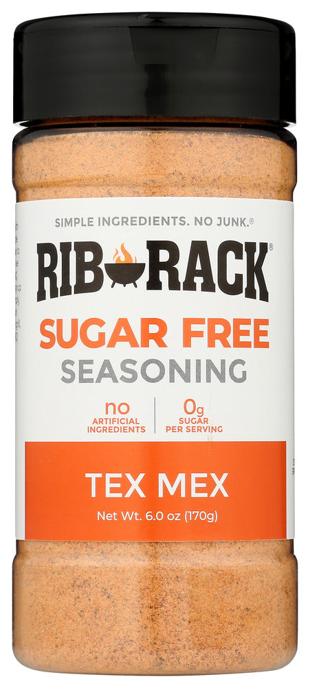 Rib Rack: Sugar Free Tex Mex Seasoning, 6 Oz