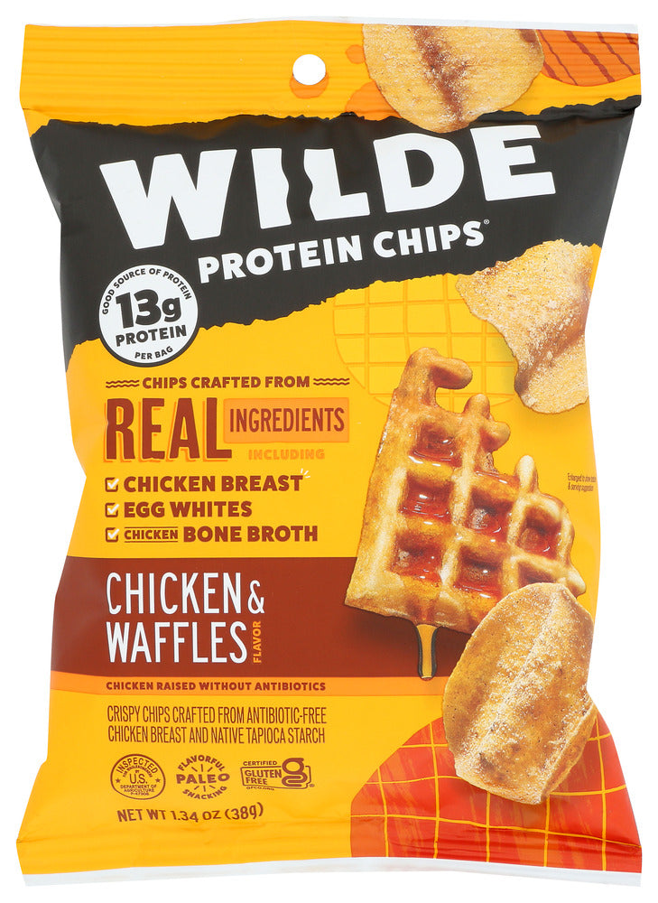 Wilde Snacks: Chicken And Waffles Chips, 1.34 Oz