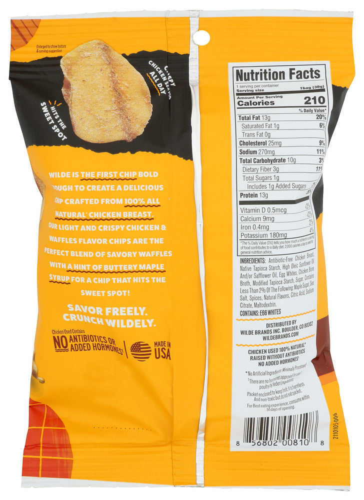 Wilde Snacks: Chicken And Waffles Chips, 1.34 Oz