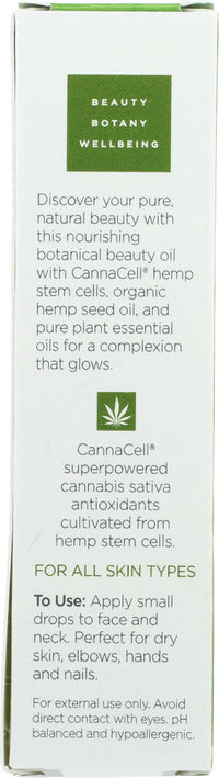 Andalou Naturals: Cannacell Beauty Oil, 1 Fl Oz