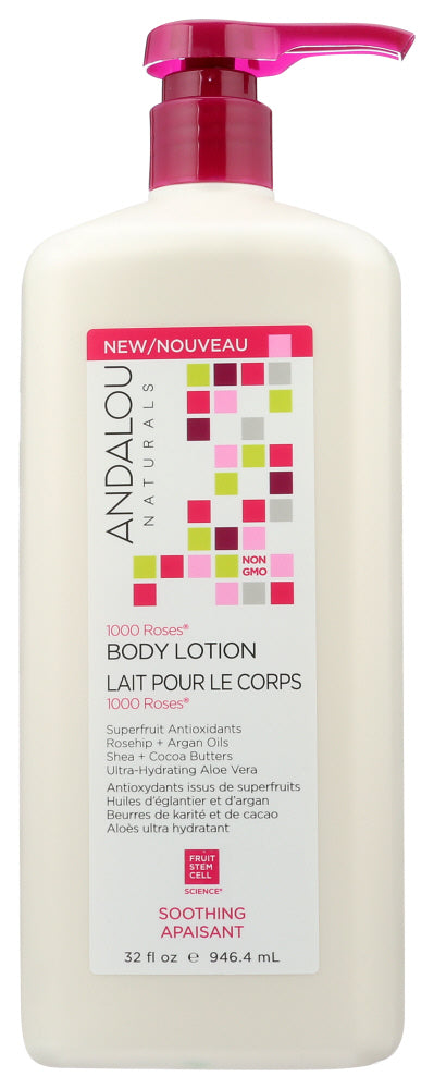 Andalou Naturals: Lotion Body 1000 Roses, 32 Fo