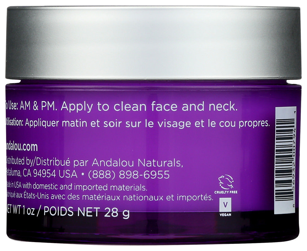 Andalou Naturals: Cream Facial Rejuvenating, 1 Oz