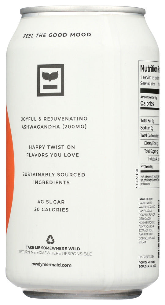 Good Mood Soda: Soda Diet Orange, 12 Fo