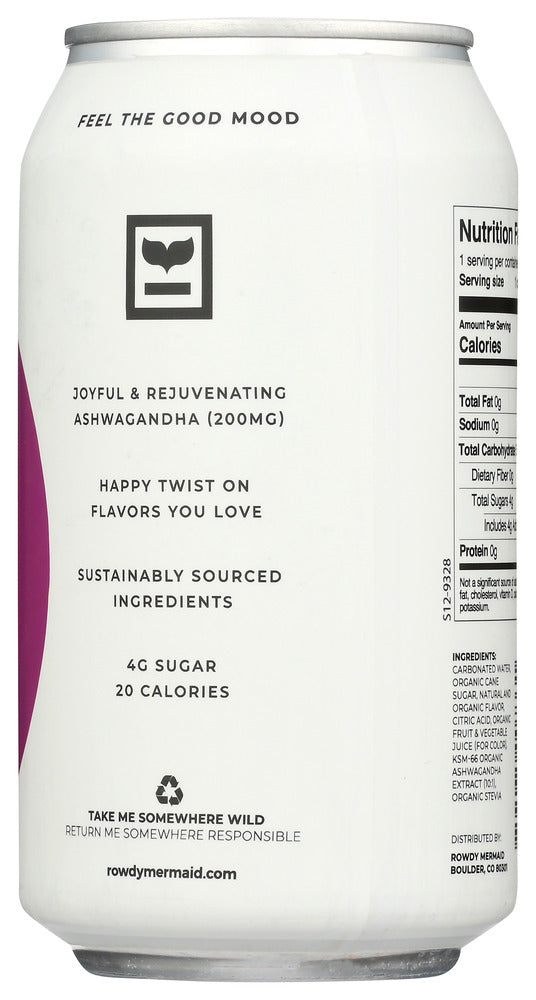 Good Mood Soda: Soda Diet Grape, 12 Fo