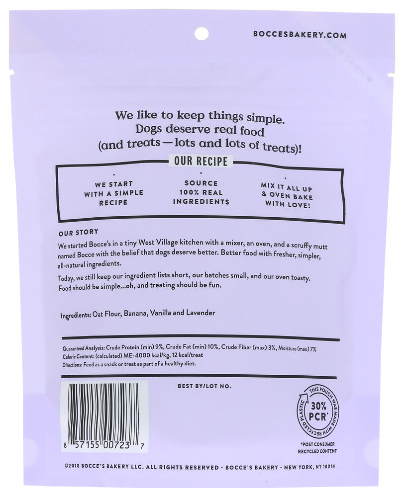 Bocces Bakery: Treat Dog Biscit Bedtime, 5 Oz