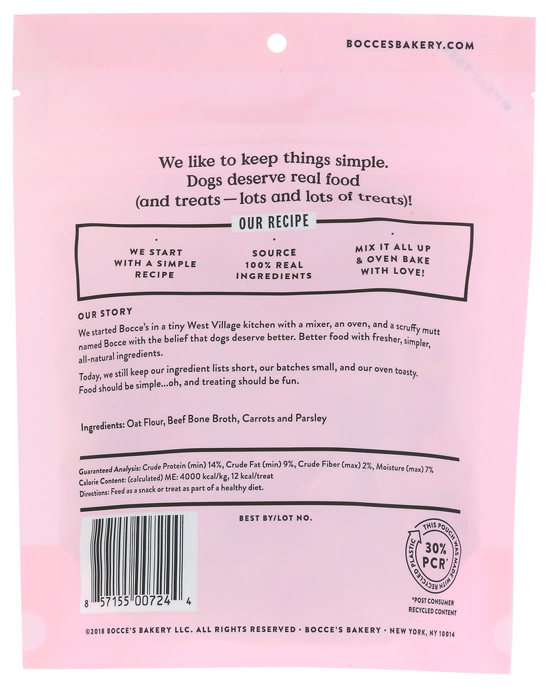 Bocces Bakery: Dog Treat Bisct Bonebrth, 5 Oz