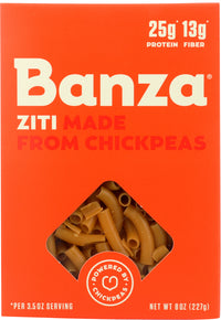 Banza: Ziti Chickpea Pasta, 8 Oz