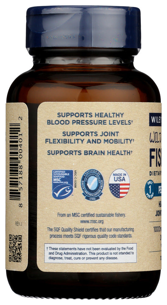 Wileys Finest: Peak Epa Wild Alaskan Fish Oil, 30 Sg