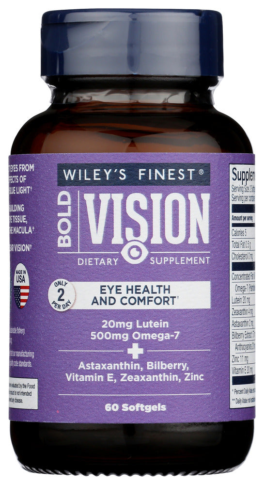 Wileys Finest: Proactive Bold Vision Softgel, 60 Sg