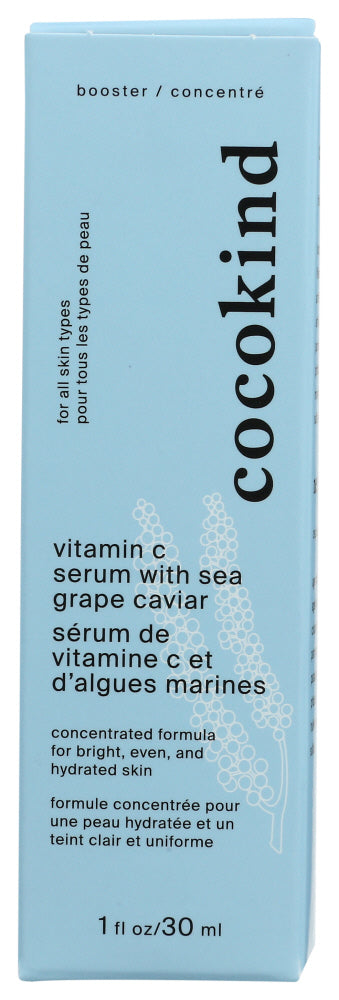 Cocokind: Serum Vit C Sea Grp Cavr, 1 Oz